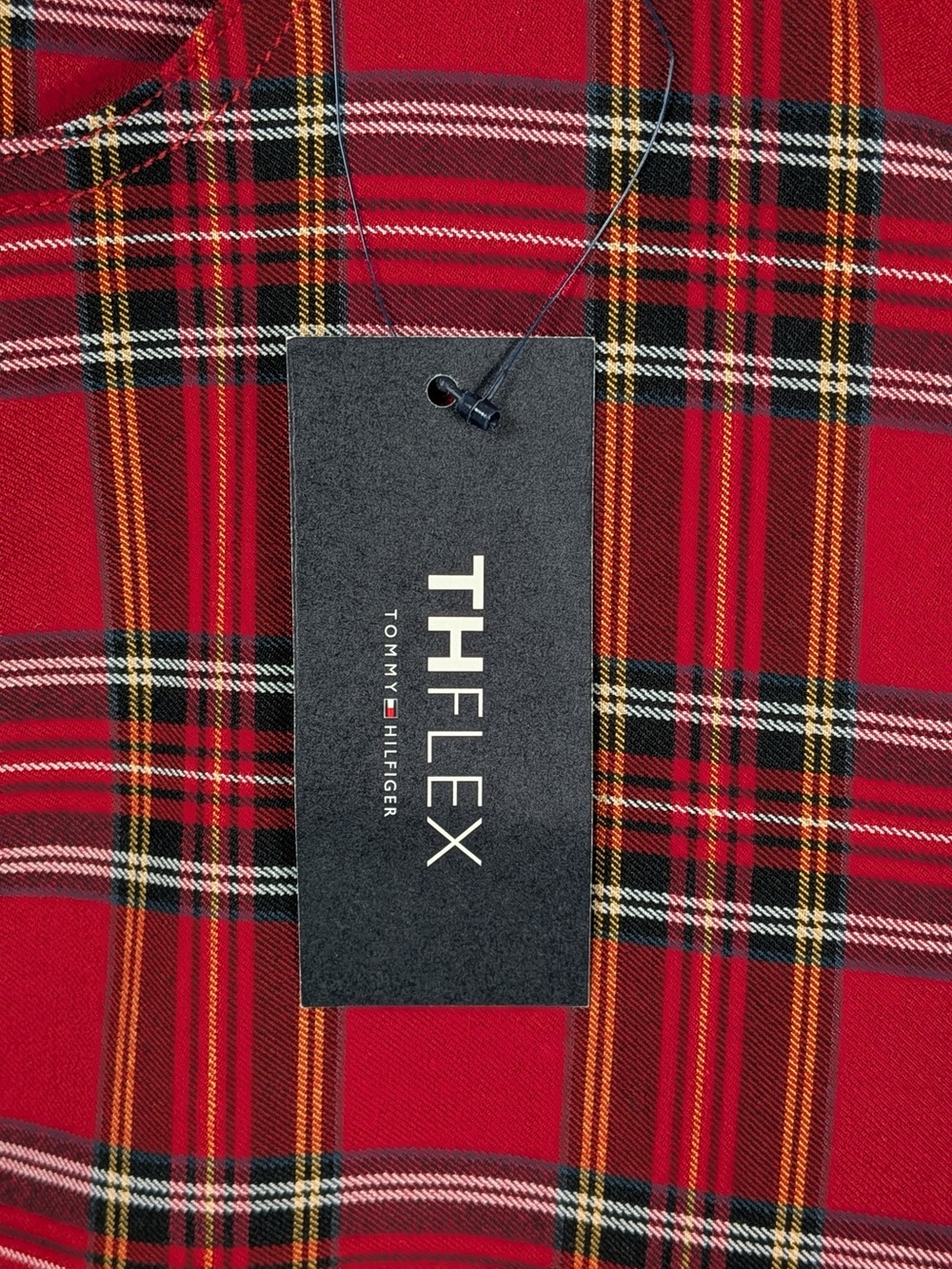 Tommy Hilfiger Tribeca Skinny Patterned Pants - Picture 6 of 15